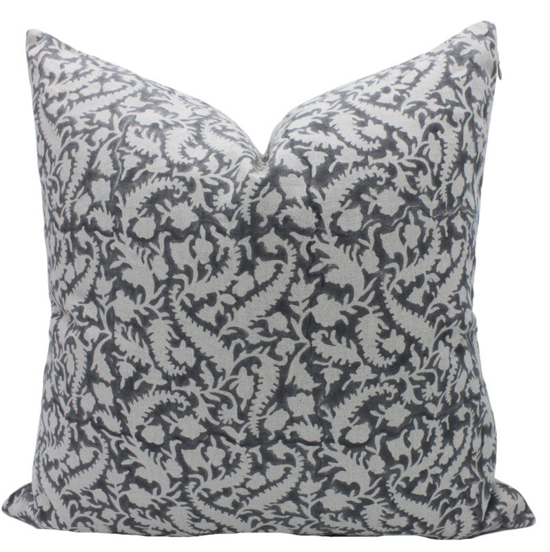 Décor FabHivine hHme, coussins décoratifs, décor de chambre esthétique, housses de coussins décoratifs, taie d'oreiller, Noël, impression de bloc - forêt noire