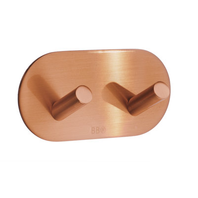 Double Self-Adhesive Wall Mounted Robe Hook