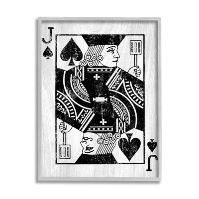 Carte de jeu de cartes Jack Spade, giclée par Lil 'Rue