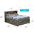 Champetre Bookcase Storage Bed-266042310-266042367