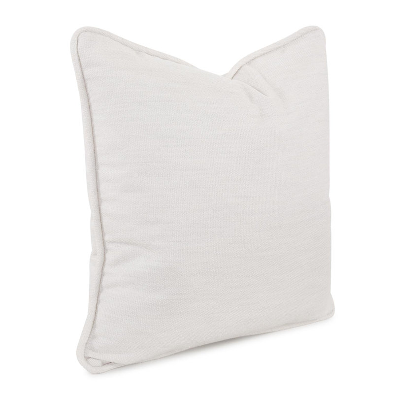 Coussin d'extérieur Driftwood - Poly Insert, Carré H 20 po x l 20 po, Crème, crème