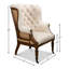 Irish Linen Wingback Chair