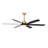 64" Modern Large Propeller Ceiling Fan with LED Light and Remote Control-1030234700-1030234701