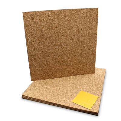 Babillard réversible mural H 30 cm x l 30 cm Cork Tiles