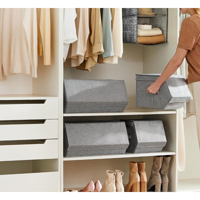 Latitude Run Berney Fabric Storage Tub & Tote