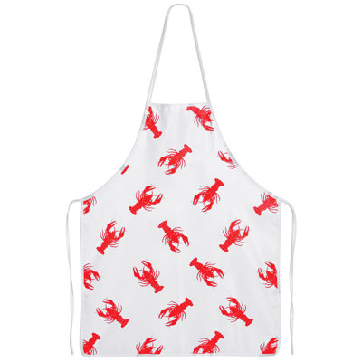 Tablier fantaisie en tissu écrevisses