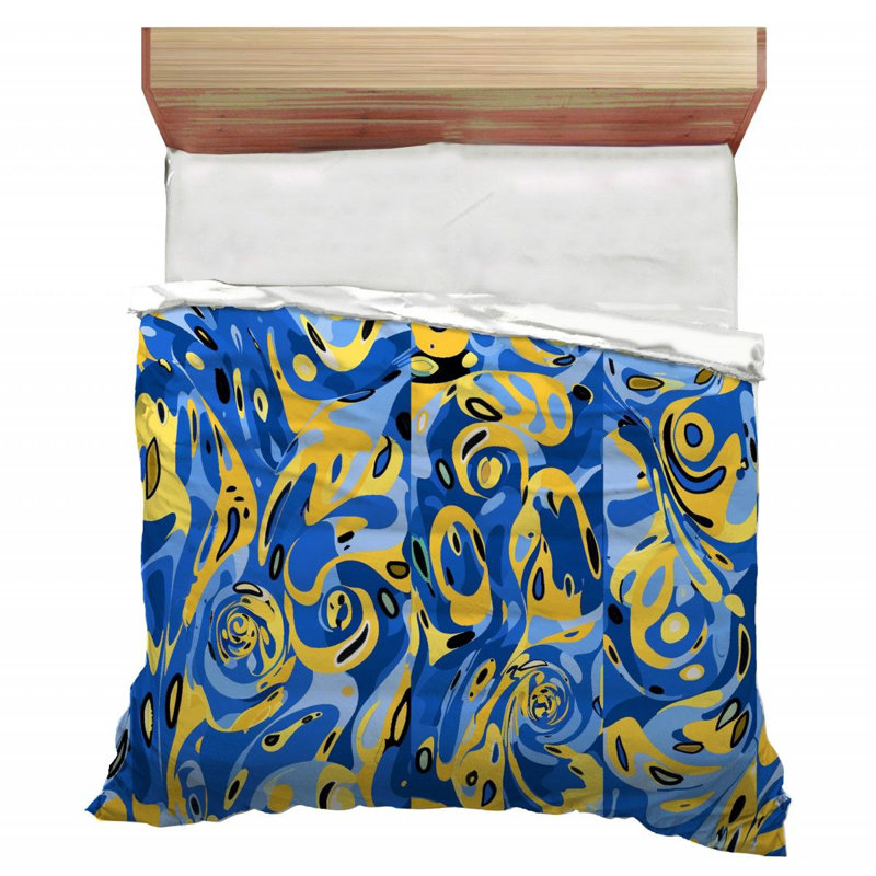 Trendy Floral Plush Microfiber / Polyester Comforter, Twin Extra Long Comforter