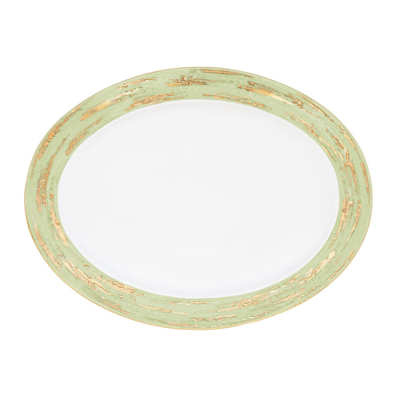 Ivanbrook Oval Platter, 13.8" L x  10.2" W x 1.5" H
