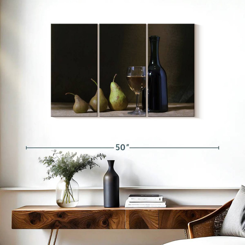 Yarlin Wine and Pears, 24" H x 38" W