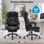 Fauteuil de direction avec repose-pieds rétractable et support lombaire-1967397700