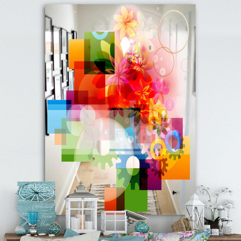 Miroir décoratif Gears, H 24 po x l 32 po