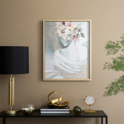 Whisper II Framed Print - Solid Wood