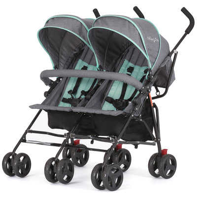 Dream On Me Volgo Twin Umbrella Stroller