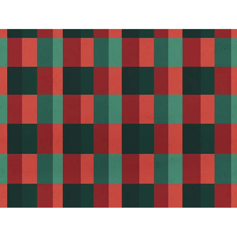 Machla Checkered Shower Curtain, H 73 po x l 70 po