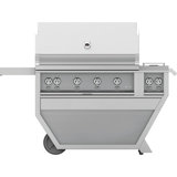 42" Grill and Deluxe Cart, 4 Trellis Burners, Rotisserie