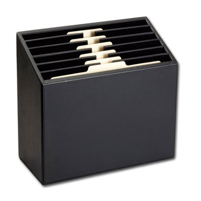 Bramfield Leather Stackable File Organizer