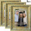 Cadre photo doré antique à 3 pièces pour photos et décor de bureau 11 po x 14 po-960081653-960081657-960081658