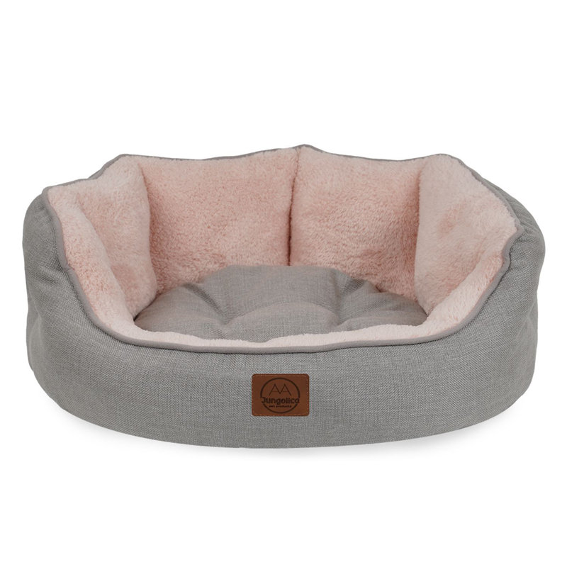 Lit pour animal de compagnie, L 27,6 po x l 23,6 po, Rose