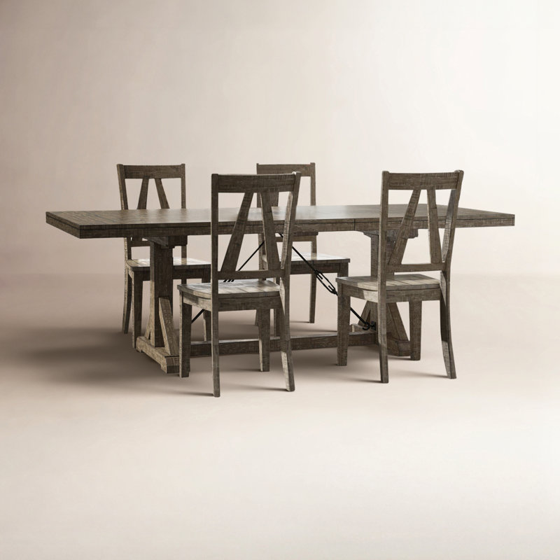 Ensemble de salle à manger Butler, 5 pièces: table, 4 chaises