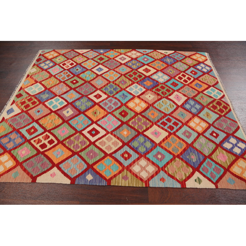 Wool Geometric Indoor Rug