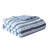Perry Ellis Portfolio Caleb Blue Stripe Reversible Bed in a Bag Comforter Set-100731154