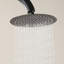 Douche extérieure autoportante en acier inoxydable de 87,8 po de hauteur avec crochet et tablette de rangement-97302325-133758748