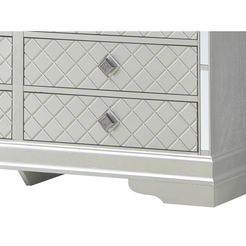 Commode Glana Furniture Lorana G6500-D, Champagne