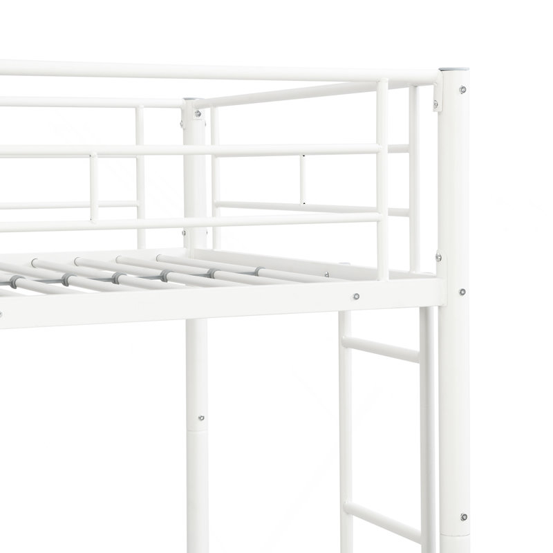 Lit superposé avec couchette METAL BLANC