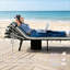 Chaises longues réglables pliantes pour la piscine-1310236742