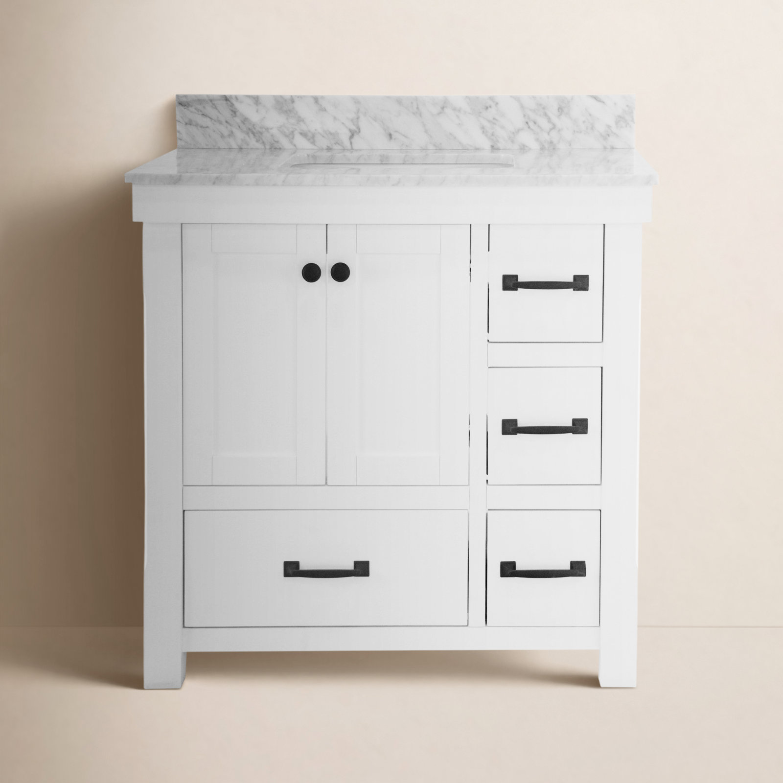 Galvan 36'' Single Bathroom Vanity, White