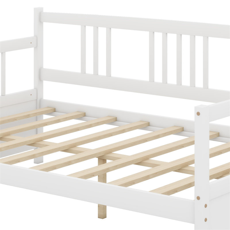 Daybed With Support Legs, White