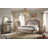Roberto Upholstered Panel Bed in Beige and Antique Taupe-24075222