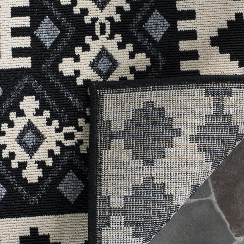 Tapis intérieur / extérieur Tillis Southwestern, Carré 3 pi