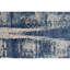 Tapis bleu marine et argent noué à la main de haute qualité-49812252