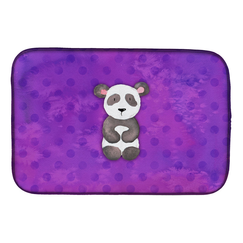 Tapis de séchage Polkadot Panda Bear