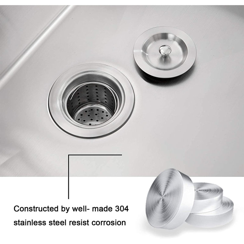 33'' L Drop-In Single Bowl Stainless Steel Kitchen Sink