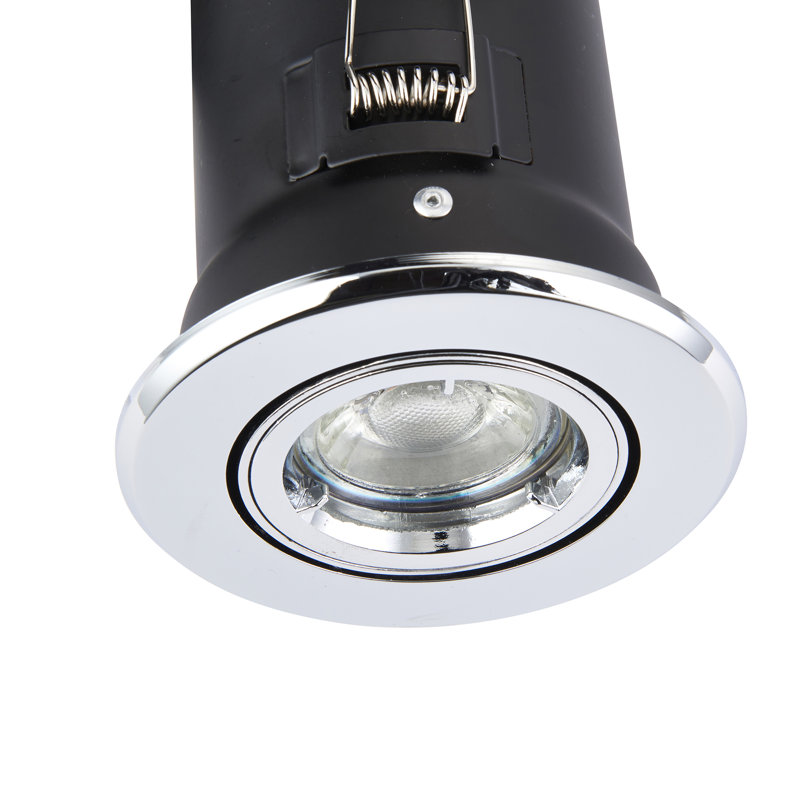 Curtsinger 10cm Recessed Lighting Kit, Polished Chrome