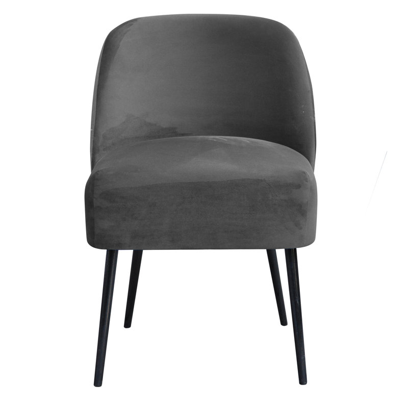 46cm H Upholstered Side Chair, Gray