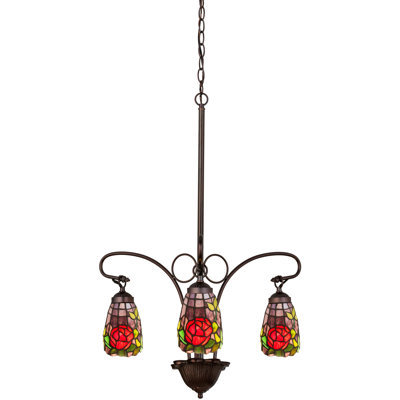 Tiffany 3 - Light Chandelier