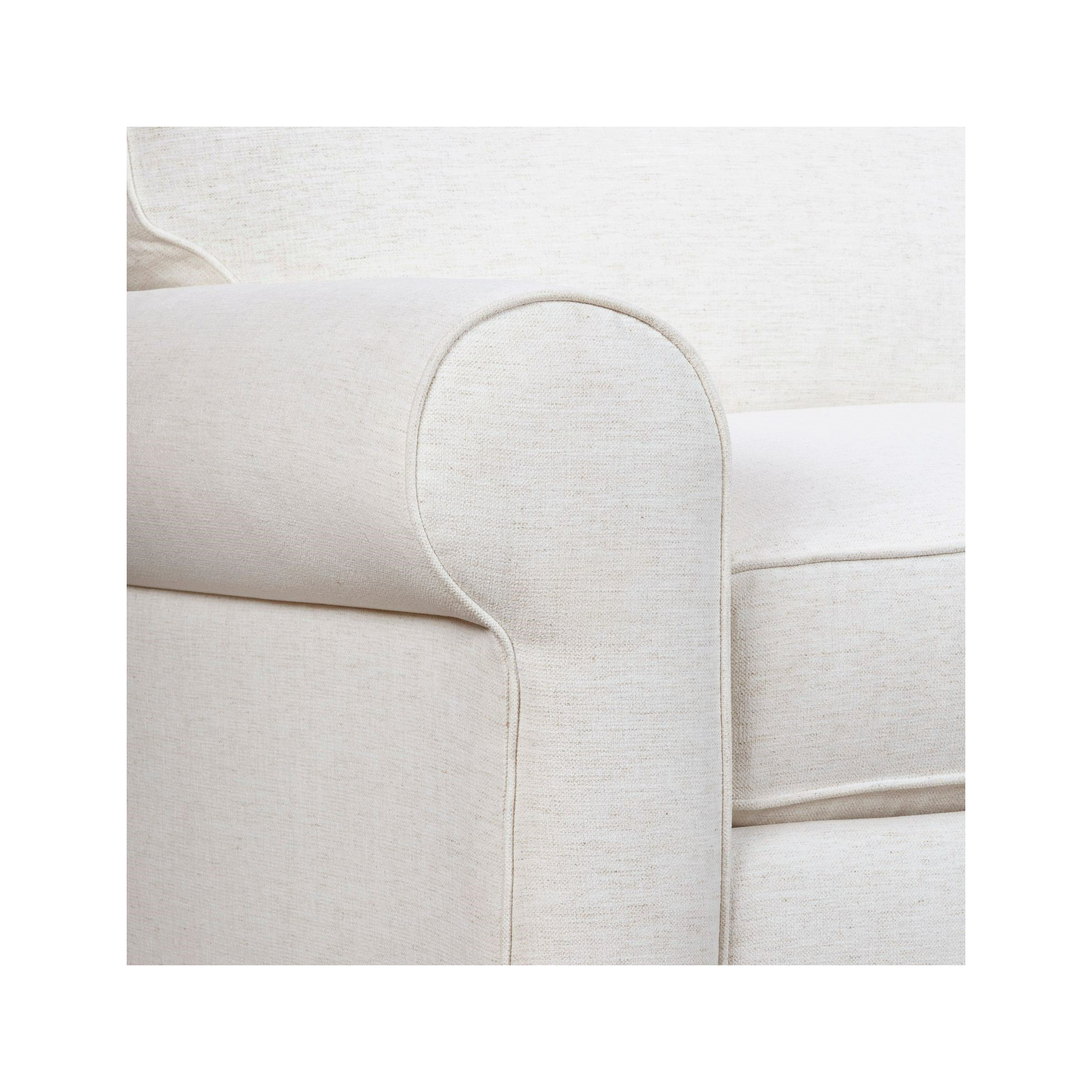 Porter 84'' Slipcovered Sofa, Nomad Snow Crypton® Chenille