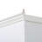 Tall Glass Display Cabinet With 2 Adjustable Shelves,Curio Display Cabinet With 5 Colours Adjustable LED Ceiling Light , Tempered Glass Floor Standing Bookcase With 2 Doors Cabinet For Living Room, Bedroom, 78.75’’X 35.45’’ X 16.75’’, White