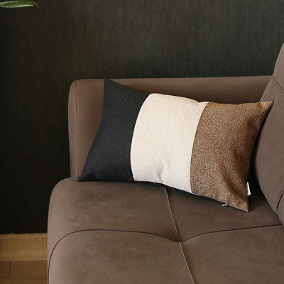Boho-Chic Striped Pillow Cover & Insert