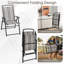 Ensemble de 2 chaises pliantes pliantes pour patio
