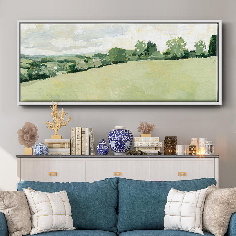 Pearly Pasture II - toile encadrée