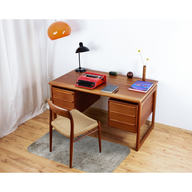 Naif Hard Floor Rectangular Chair Mat, 70 x 100cm