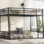 Lit superposé en métal Space Black-641650045