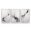 Ethereal Smoke Dance, ensemble de 3 impressions sur toile dans un cadre-106959844-106959847