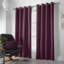Nalaiyah Velvet Chenille Eyelet Curtains-1315062716-1315062713