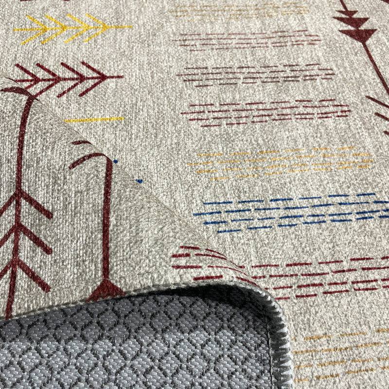 Tapis Zyir avec envers antidérapant, Tapis de couloir 5 pi 3 po x 14 pi 10 po