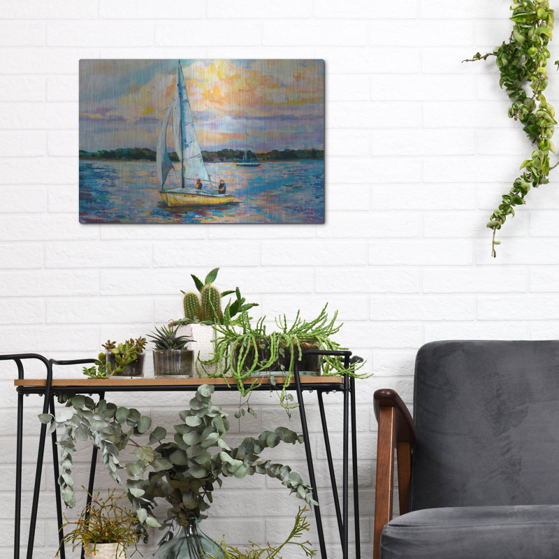 «Long Sail Tides» par Jeanette Vertentes, H 12 po x l 16 po